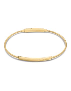 Calvin Klein Structured bracelet gold-plated 35000985