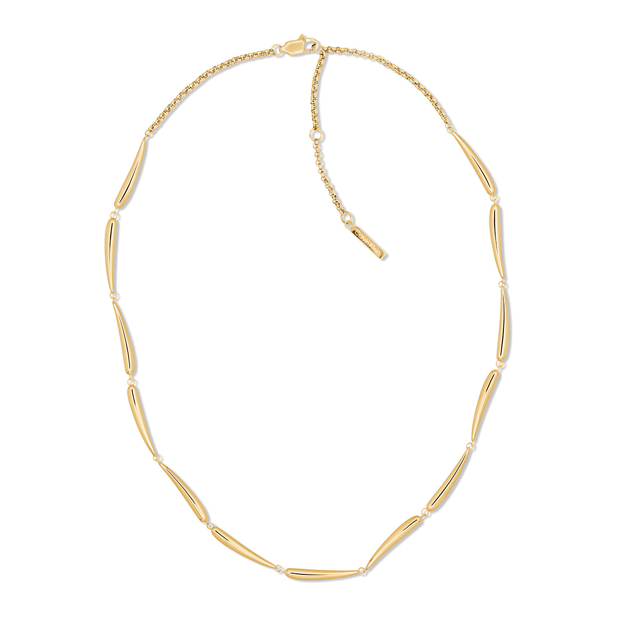 Calvin Klein Elongated Drops necklace gold-plated 35000993