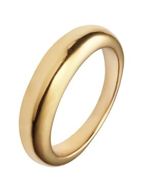 Mockberg Classic plain ring gold-colored