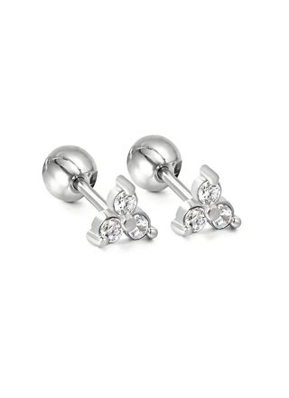 Madoww Clover gold-plated earrings