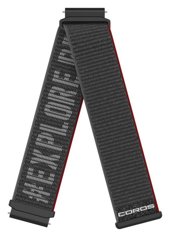 COROS APEX 2 Nylon Strap Black 20 mm WAPX2-WB-BLK-N
