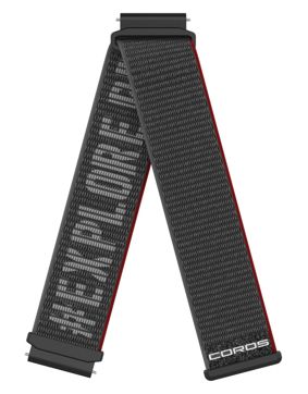 COROS APEX 2 Nylon Strap Black 20 mm WAPX2-WB-BLK-N