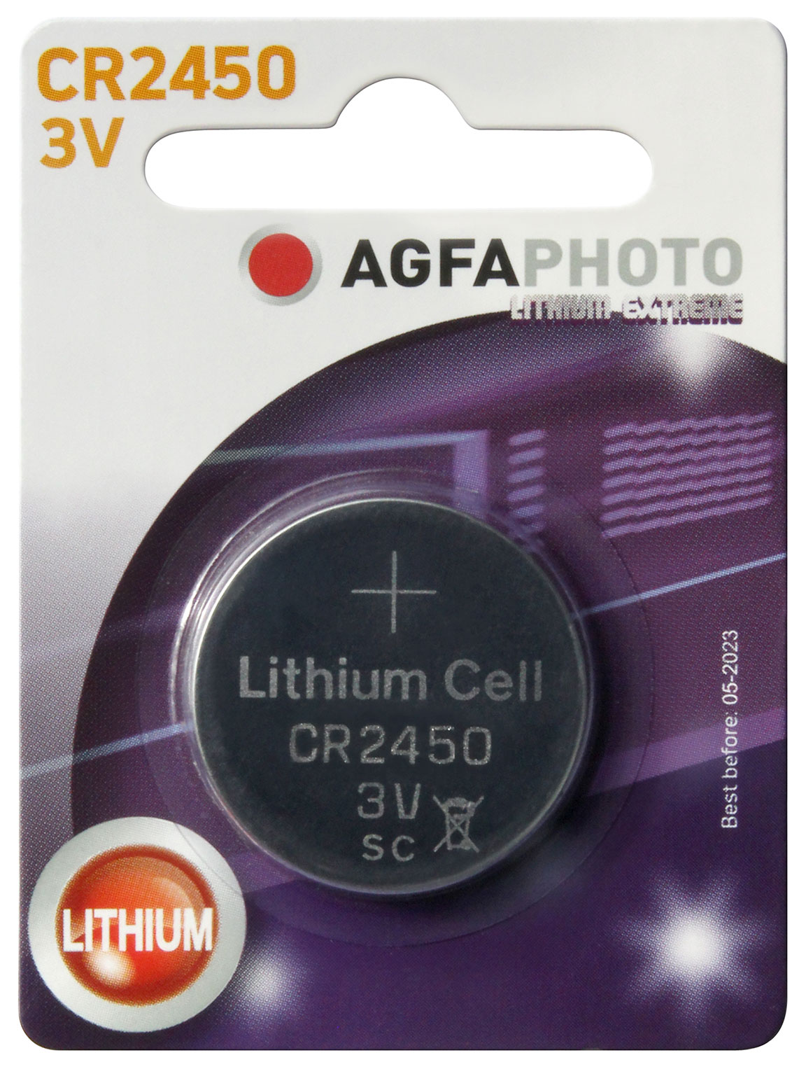 AgfaPhoto lithium battery CR2450