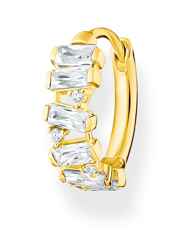 Thomas Sabo hoop white stones gold CR665-414-14