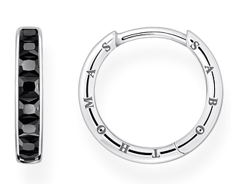 Thomas Sabo Heritage Shiny black earrings CR668-643-11