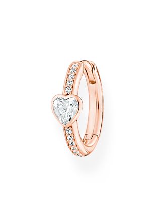 Thomas Sabo rose gold heart earring CR692-416-14