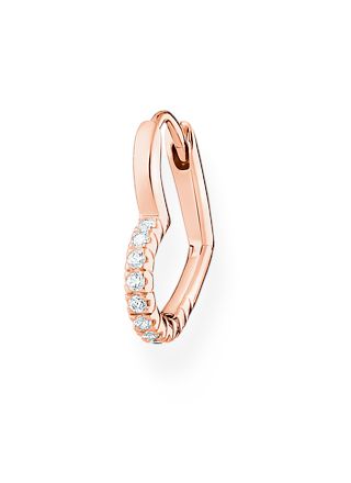 Thomas Sabo heart rose gold earring CR693-416-14