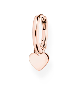 Thomas Sabo heart pendant rose gold earring CR696-415-40