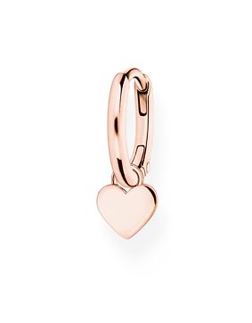 Thomas Sabo heart pendant rose gold earring CR696-415-40
