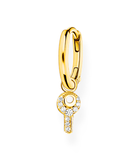 Thomas Sabo key gold earring CR701-414-14
