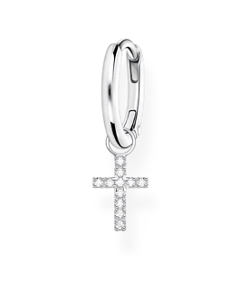 Thomas Sabo cross silver earring CR709-051-14