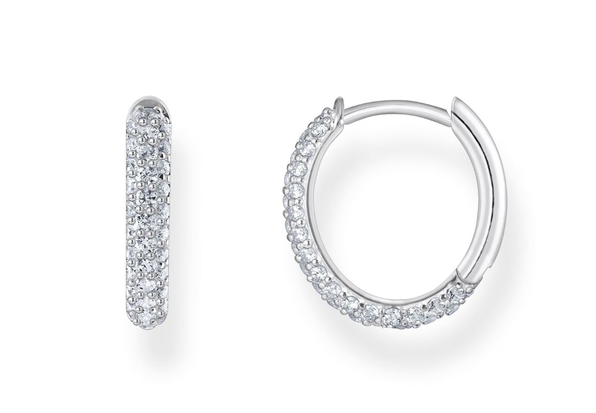 Thomas Sabo Sparkling White hoops CR730-051-14