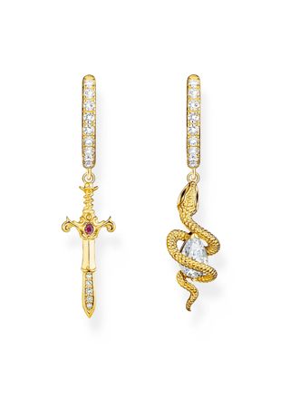 Thomas Sabo True Romance gold-plated Tempting Romance earrings CR750-995-7