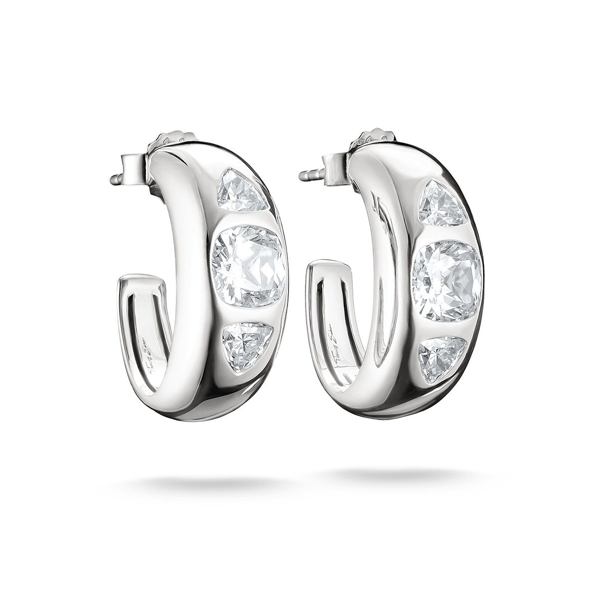 Thomas Sabo Bold Elegance silver hoop earrings 20 mm CR759-051-14