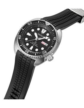 Crafter Blue CB12 Black Rubber Strap for Seiko Turtle