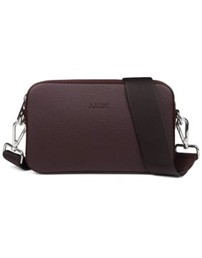 Aarni burgundy crossbody bag with silver zipper Anniversary Edition