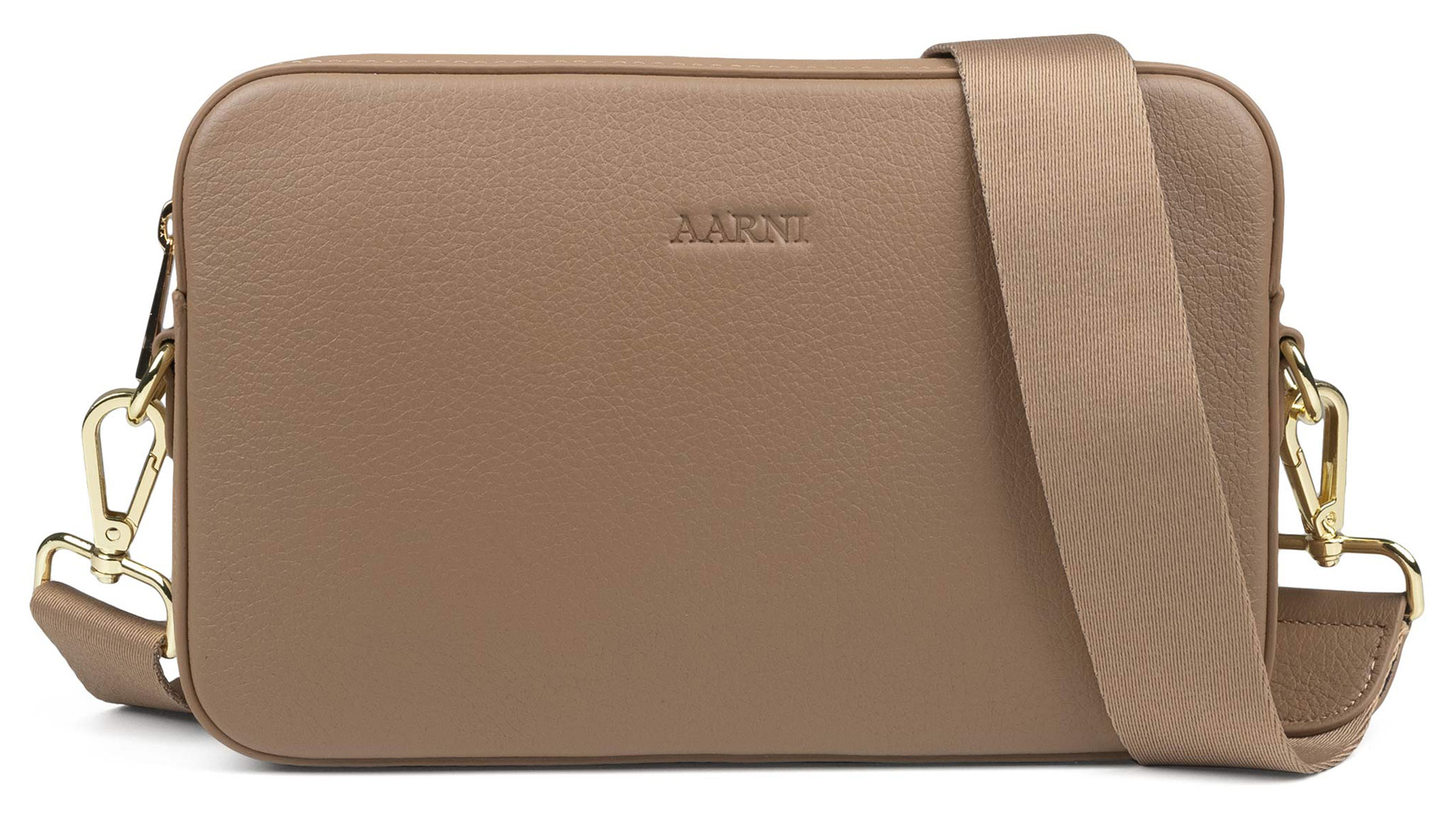 Aarni large crossbody bag sand-gold