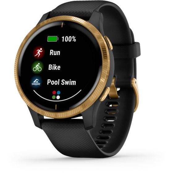 garmin venu black with gold hardware