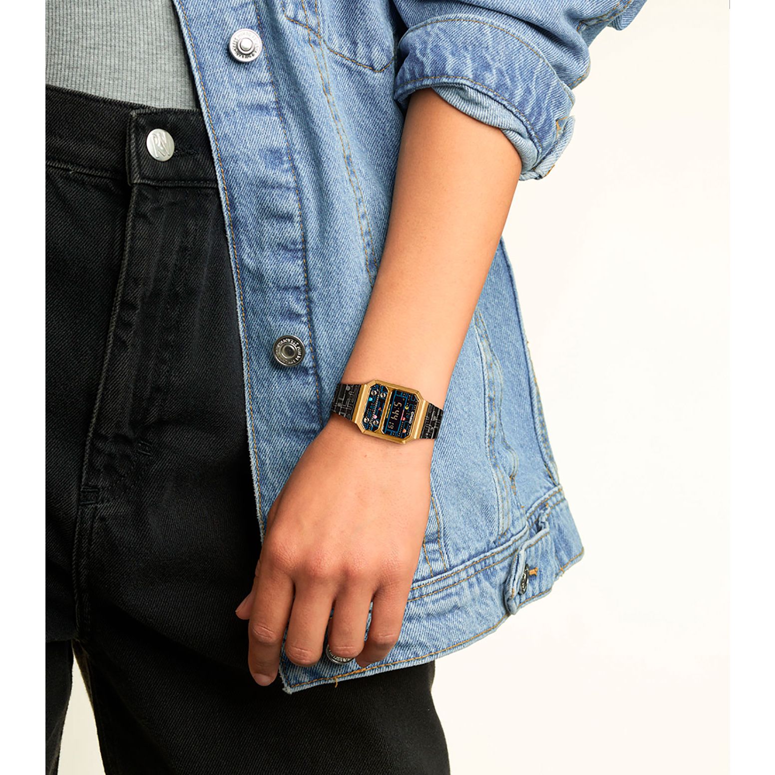 CASIO A100WEPC-1BJR Pac-man VINTAGE × Collaboration Model
