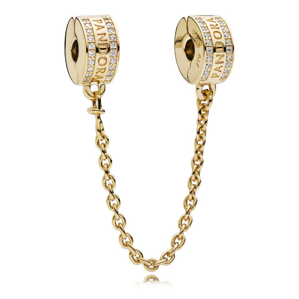 Pandora Logo Safety Chain 767027CZ-05 
