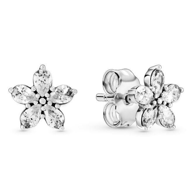 Pandora Sparkling Snowflakes earrings 