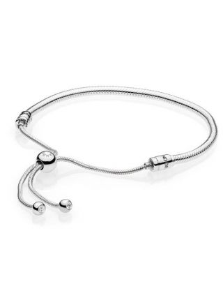 Pandora 599652C01-2 Moments Silver Sliding bracelet