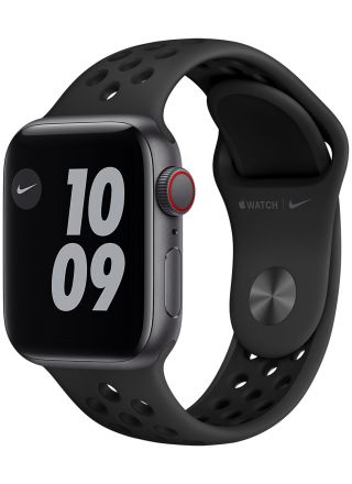 Apple Watch Nike SE GPS + Cellular Space Gray Aluminium Case 40 mm with Anthracite/Black Nike Sport Band MKR53KS/A