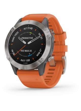 Garmin Fenix 6 Sapphire Titanium Smart Watch 010-02158-14
