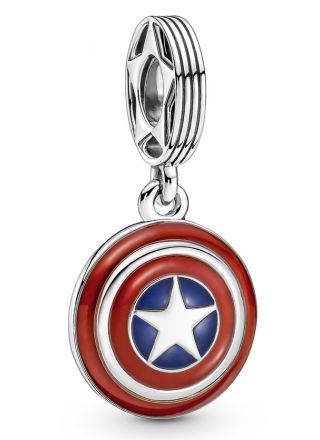 Pandora Marvel x Pandora The Avengers Captain America Shield charm dangle 790780C01