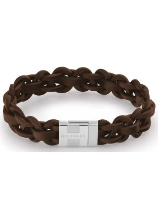 Tommy Hilfiger Magnetic Braided Leather Bracelet 2790373