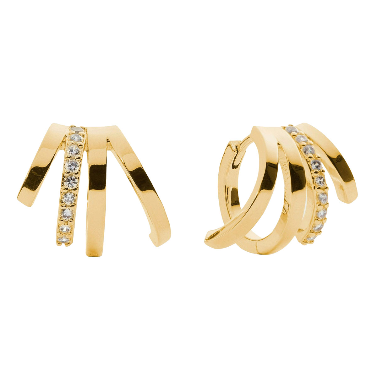 Sparv Day to Night earrings goldplated 19970101