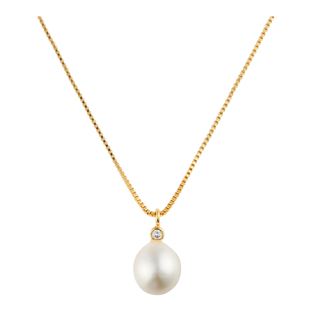 Sparv Day Pearl necklace gold-plated 3330101