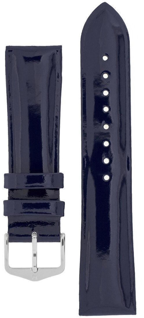 Hirsch Diva kiiltävä Blue Leather Strap 015 36 1 80