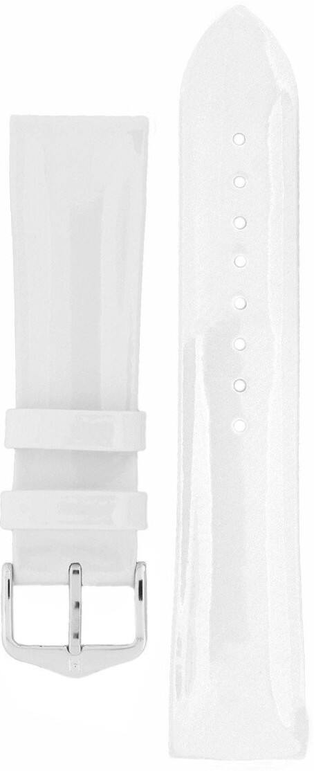 Hirsch Diva kiiltävä White Leather Strap 015 36 1 00