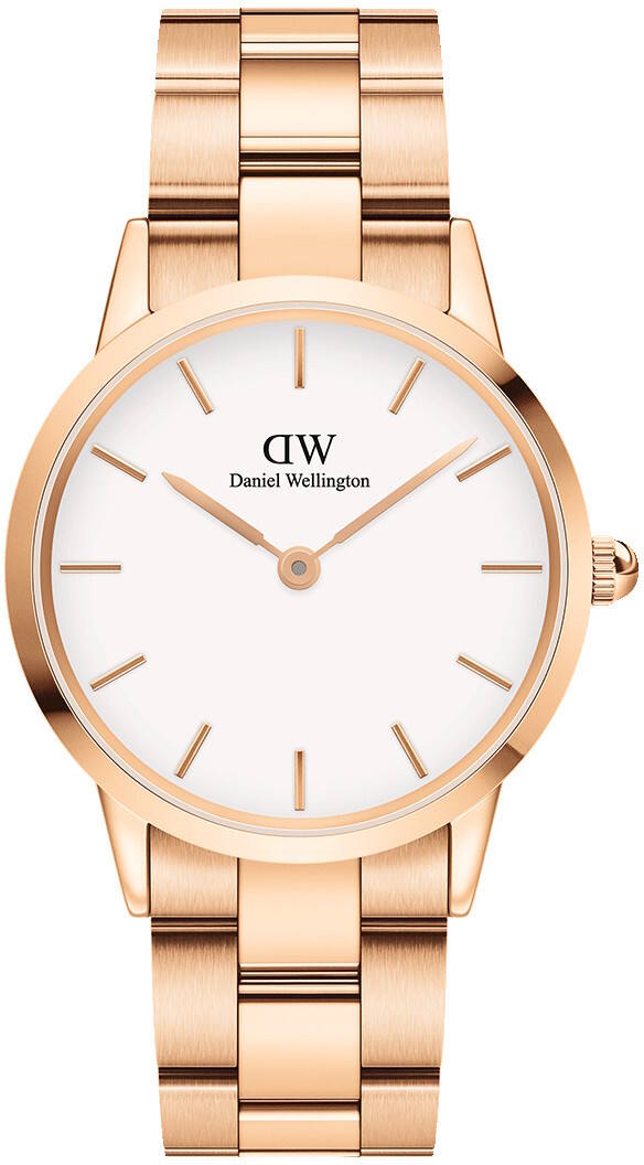 【楽天スーパーセール】 Daniel Wellington DW00100209 White Gold Rose 36 Link Iconic その他