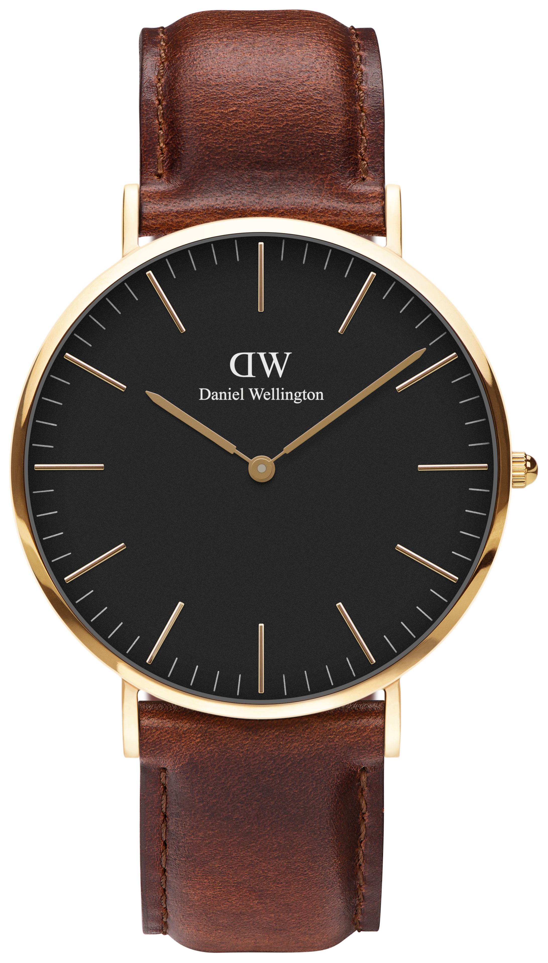 Daniel Wellington Classic 40 St Mawes Gold Black DW00100543 watchesonline