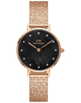 Daniel Wellington Petite 28 Pressed Piano Lumine Rose Gold MOP Black DW00100591