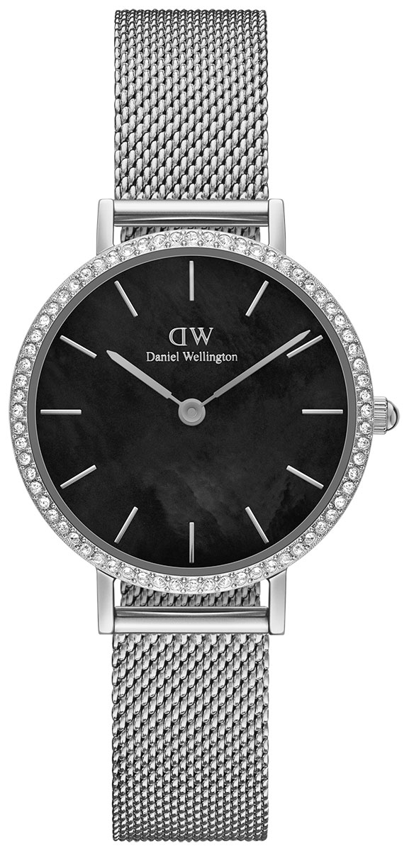 Daniel wellington petite sterling black top