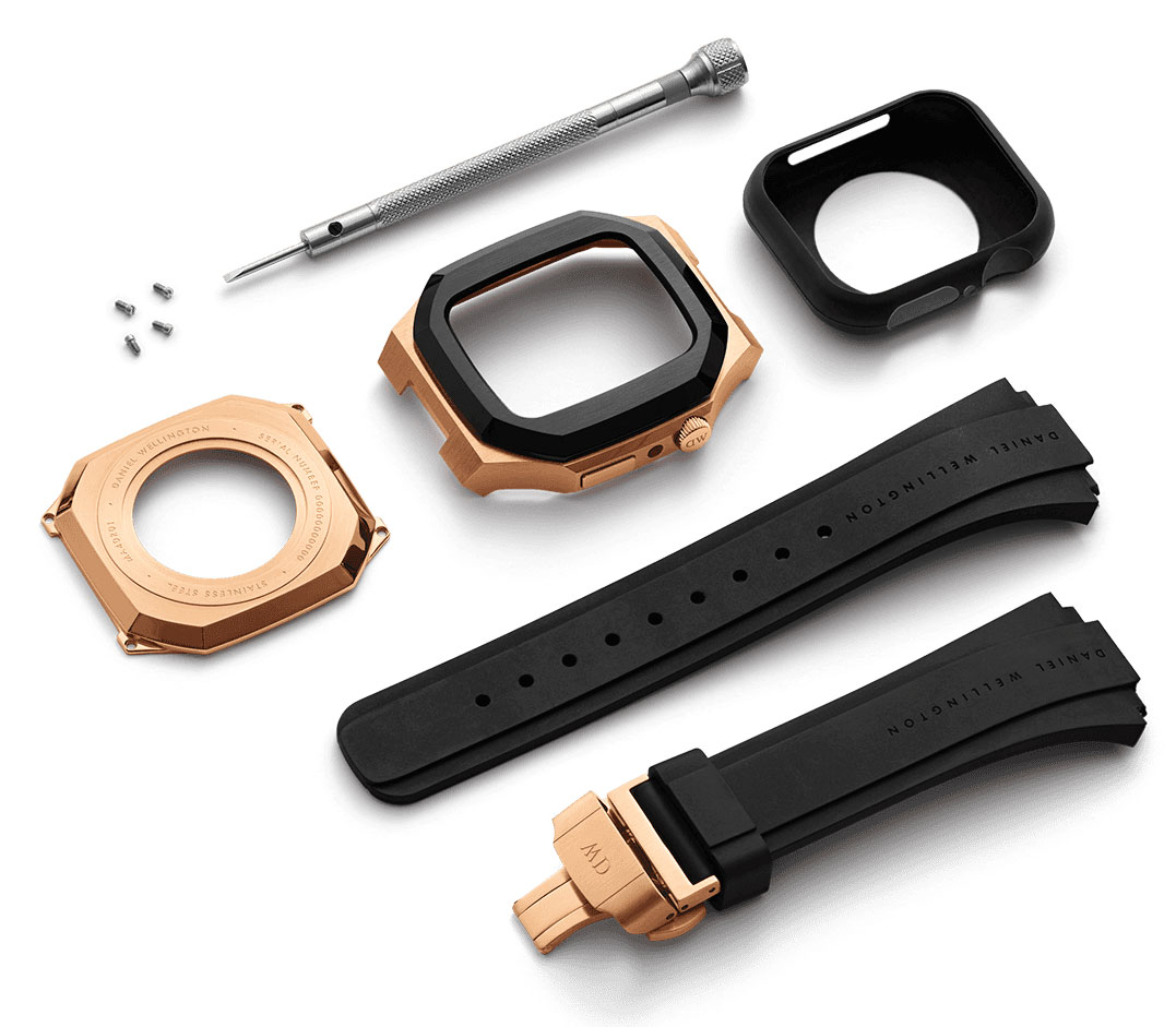 Daniel Wellington Switch Rose Gold Smartwatch Case 40 mm for Apple