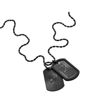 Diesel Font steel necklace DX1554001