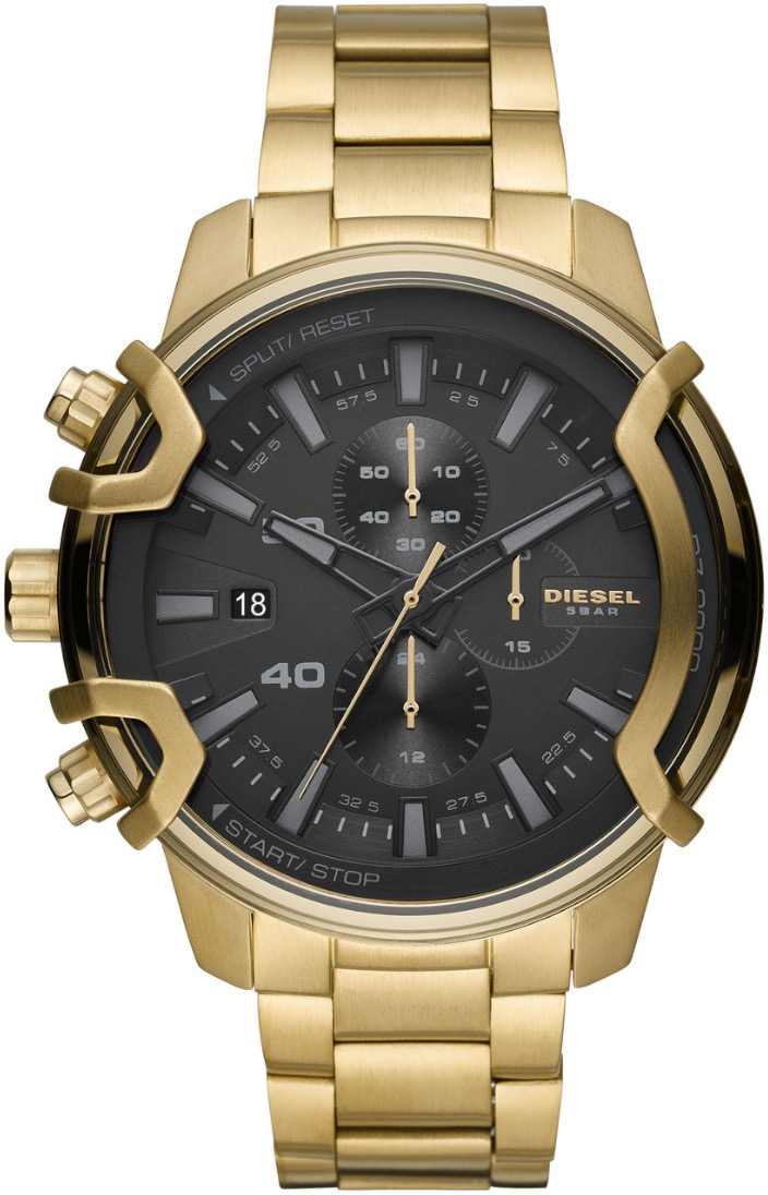 Diesel Griffed gold-tone Chronograph DZ4522
