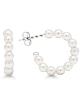 Silver earrings E-0428P