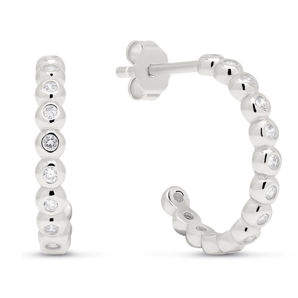 Beat of Love silver earrings E-15702Z