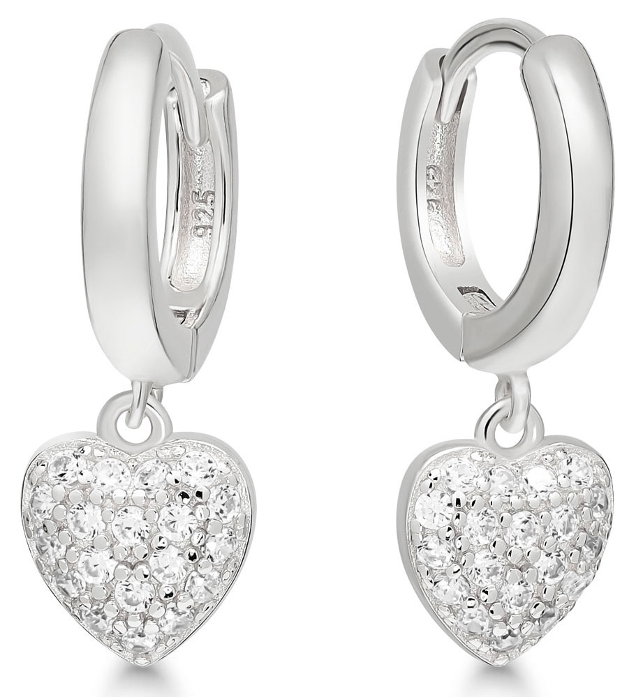 Beat of Love silver earrings E-26660Z