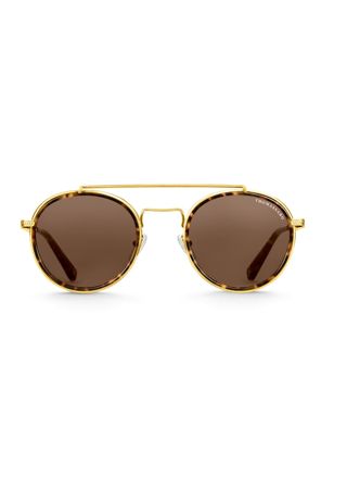 Thomas Sabo Johnny panto ethnic Havana brown sunglasses E0006-174-100-A
