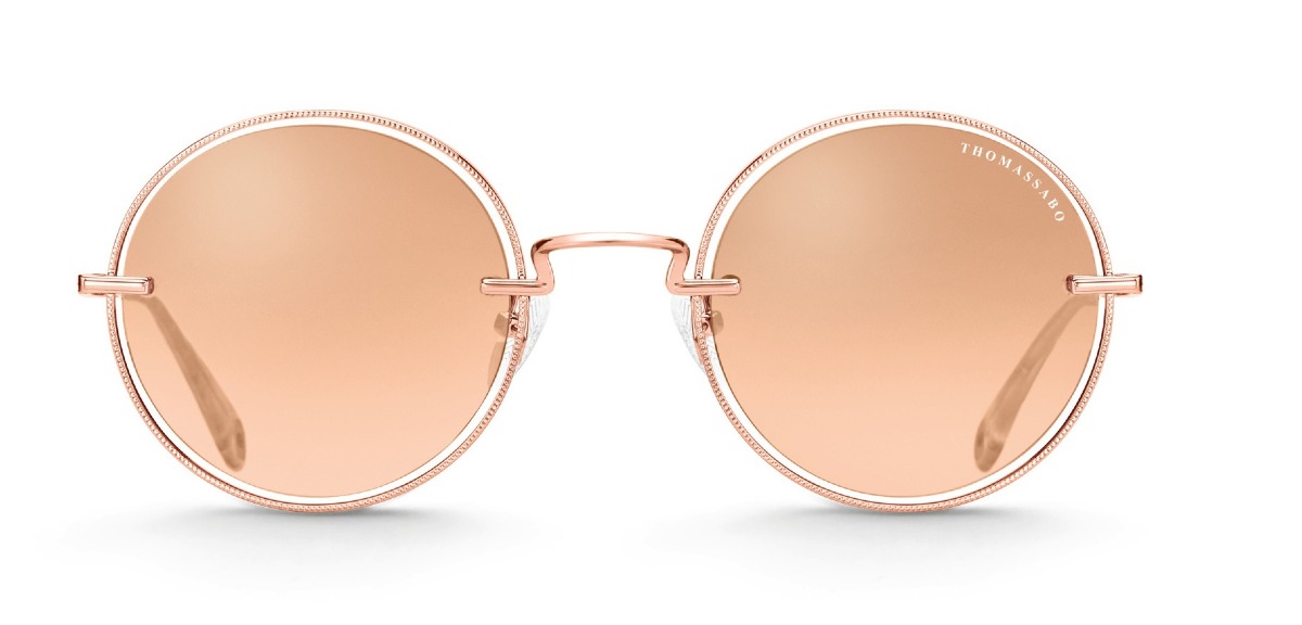 Thomas Sabo Romy round mirrored sunglasses E0012-236-244-A