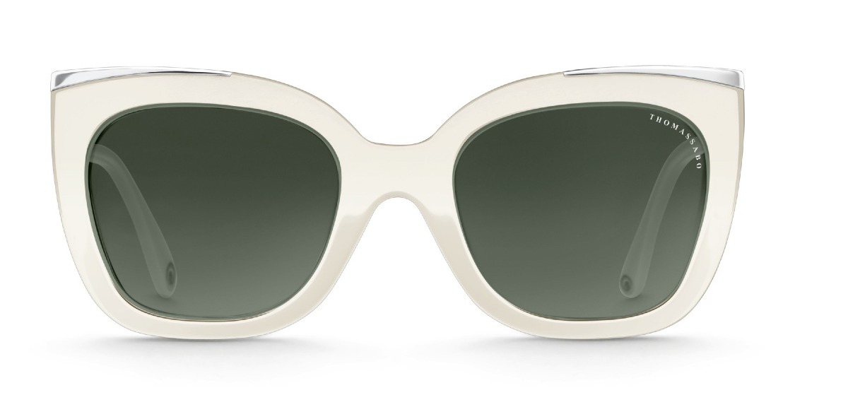 Thomas Sabo Sunglasses Audrey Cat-Eye white silver sunglasses E0017-062-106-A