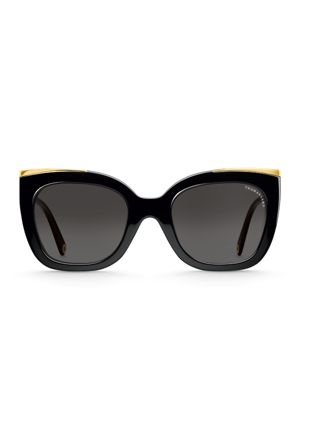 Thomas Sabo Audrey Cat-Eye black gold sunglasses E0017-170-106-A