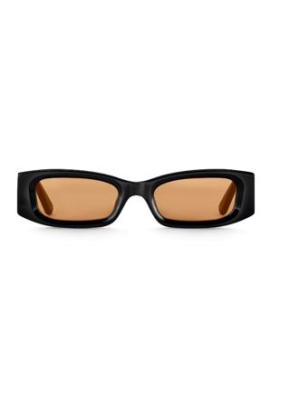 Thomas Sabo Kim slim rectangular orange sunglasses E0019-044-133-A