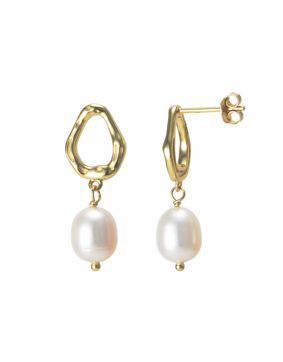 Lykkean Pearls pearl earrings 9 mm